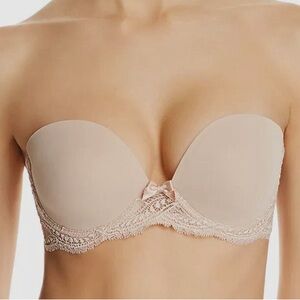 Simone Perele Eden Strapless Bra Nude 36B